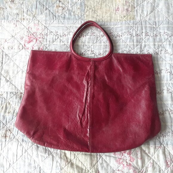Vintage Va A Paris Red Leather Top Handle Bag - Picture 2 of 15